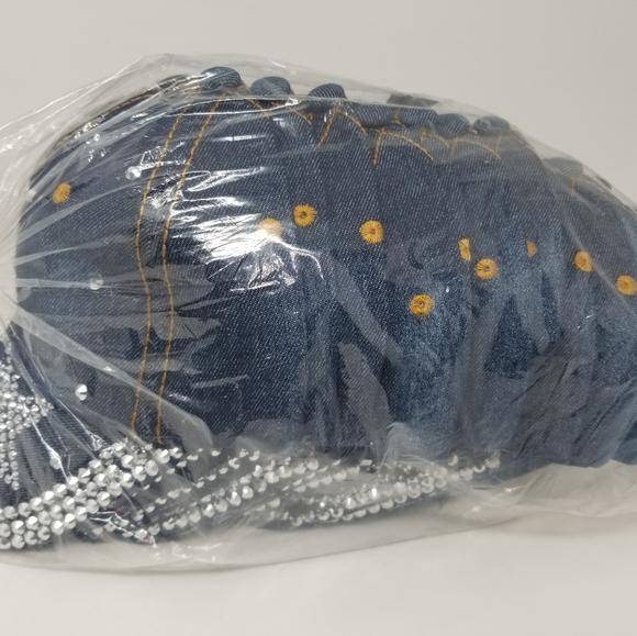 12 Denim Jean\'s Crystals style Ladies hats main image 7